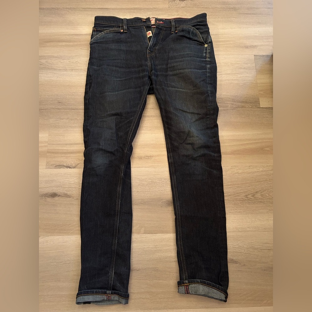Iron and resin Enduro denim jeans